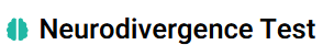 Neurodivergence test logo